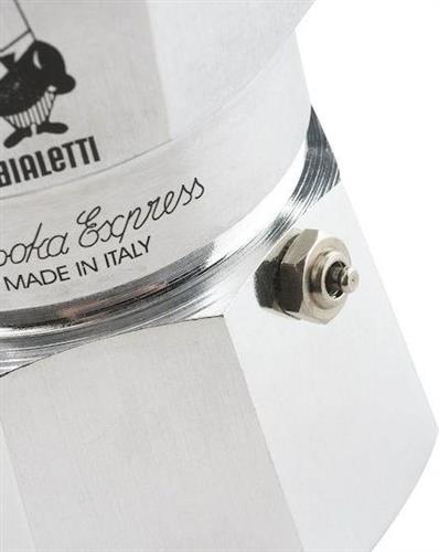 Bialetti Moka Express Μπρίκι Espresso 6cups Ασημί