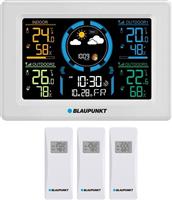 Blaupunkt 13-WS40WH Ασύρματος Μετεωρολογικός Σταθμός Αναλογικός Επιτραπέζιος Λευκός