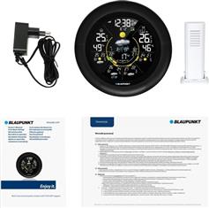 Blaupunkt 13-WS65BKK Ασύρματος Μετεωρολογικός Σταθμός Ψηφιακός Επιτραπέζιος Μαύρος