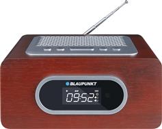 Blaupunkt 15-PP6BR Επιτραπέζιο Ραδιόφωνο Επαναφορτιζόμενο με USB Καφέ