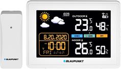 Blaupunkt GR13-WS30WH Ασύρματος Μετεωρολογικός Σταθμός Ψηφιακός Επιτραπέζιος Λευκός
