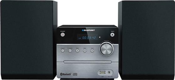 Blaupunkt Ηχοσύστημα 2.2 MS12BT 10W με CD/Digital Media Player και Bluetooth Ασημί 15-MS12BT