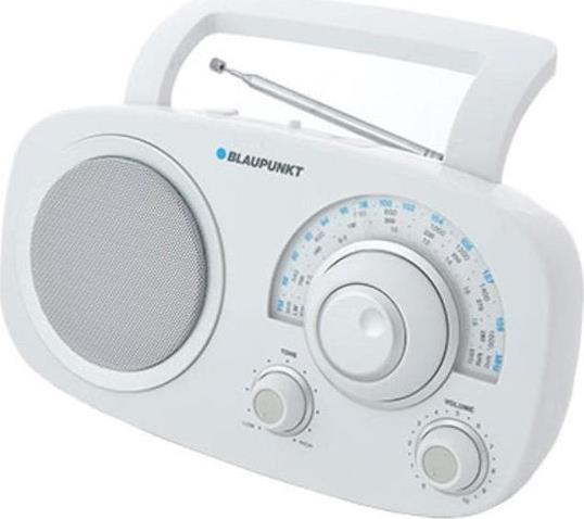 Blaupunkt ΒSA-8001 Retro Φορητό Ραδιόφωνο Ρεύματος-Μπαταρίας Λευκό 35017
