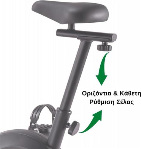 Body Sculpture BC-3010D Όρθιο Ποδήλατο Γυμναστικής Μαγνητικό με Rollers