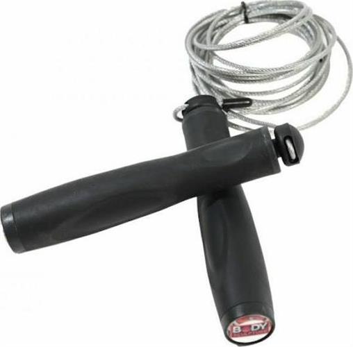 Body Sculpture BK-139-B Σχοινάκι Ταχύτητας 2.75m Μαύρο με Ρυθμιζόμενο Μήκος