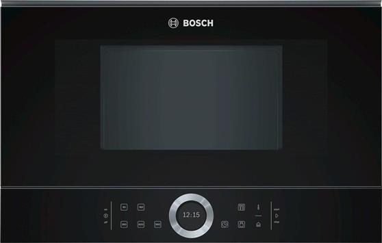 Bosch BFL634GB1 Εντοιχιζόμενος Φούρνος Μικροκυμάτων 21lt Π60xΒ31.8xΥ38.2cm Μαύρος