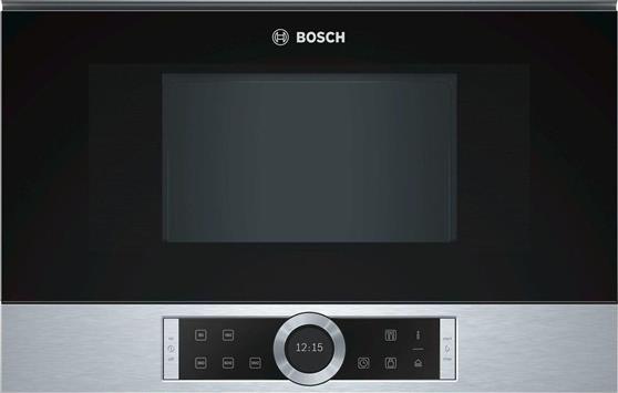 Bosch BFL634GS1 Εντοιχιζόμενος Φούρνος Μικροκυμάτων 21lt Π60xΒ31.8xΥ38.2cm Inox