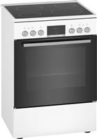 Bosch HKR390020 Κουζίνα 66lt με Κεραμικές Εστίες Π60cm Λευκή & & Δώρο Επέκταση Εγγύησης 5 Χρόνια