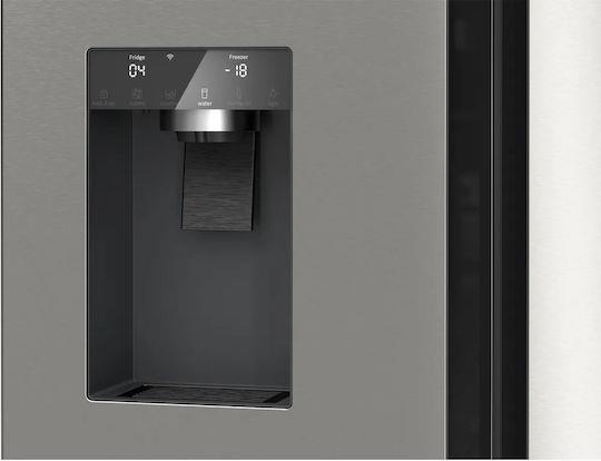 Bosch KFD96APEA Ψυγείο Ντουλάπα 574lt Total NoFrost Υ183xΠ90.5xΒ73.1cm Ασημί