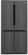 Bosch KFN96AXEA Ψυγείο Ντουλάπα 605lt Total NoFrost Υ183xΠ90.5xΒ73.1cm Brushed Black Steel
