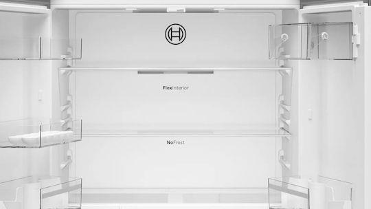 Bosch KFN96VPEA Series 4 Ψυγείο Ντουλάπα 605lt Total NoFrost Υ183xΠ90.5xΒ73.1cm Inox