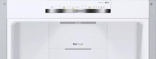 Bosch KGN36VLED Ψυγειοκαταψύκτης 326lt Total NoFrost Υ186xΠ60xΒ66cm Inox