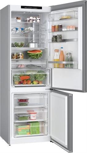 Bosch KGN49LBCF Ψυγειοκαταψύκτης 440lt Total NoFrost Υ203xΠ70xΒ66.7cm Μαύρος