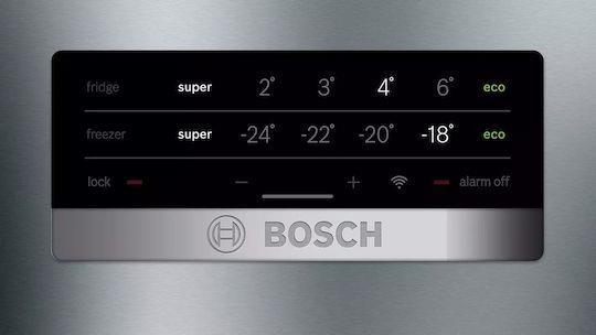 Bosch KGN49XIEA Ψυγειοκαταψύκτης 438lt Total NoFrost Υ203xΠ70xΒ67cm Inox