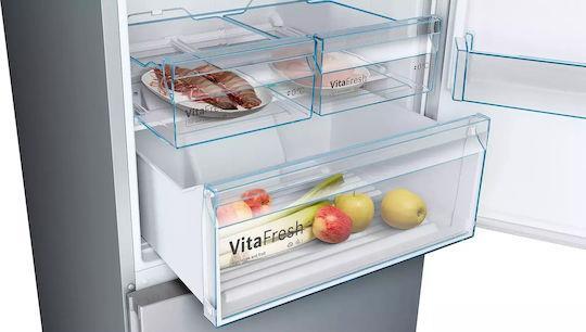 Bosch KGN49XIEA Ψυγειοκαταψύκτης 438lt Total NoFrost Υ203xΠ70xΒ67cm Inox