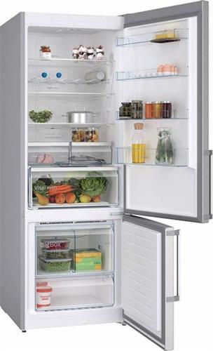 Bosch KGN56XIER Ψυγειοκαταψύκτης 508lt Total NoFrost Υ193xΠ70xΒ80cm Brushed Inox Anti-finger