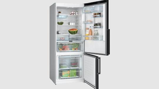 Bosch KGN76AXDR Ψυγειοκαταψύκτης 526lt Total NoFrost Υ186xΠ75xΒ80cm Brushed Black Steel