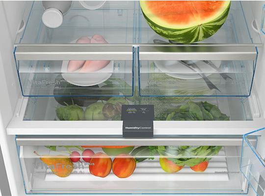 Bosch KGN76AXDR Ψυγειοκαταψύκτης 526lt Total NoFrost Υ186xΠ75xΒ80cm Brushed Black Steel