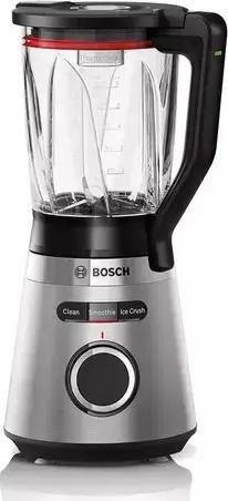 Bosch MMB6384M Μπλέντερ για Smoothies με Γυάλινη Κανάτα 1.5lt 1200W Inox