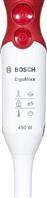 Bosch MSM64010 ErgoMixx Ραβδομπλέντερ με Πλαστική Ράβδο 450W Κόκκινο