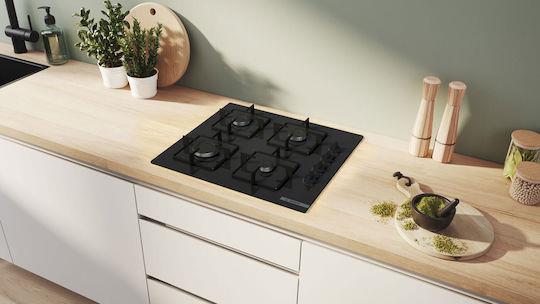 Bosch POP6B6K30 Εστία Αερίου Αυτόνομη Π60cm