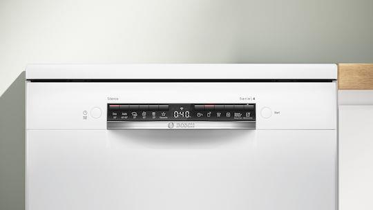 Bosch SMS4HTW00E Series 4 Ελεύθερο Πλυντήριο Πιάτων με Wi-Fi για 13 Σερβίτσια Π60cm Λευκό