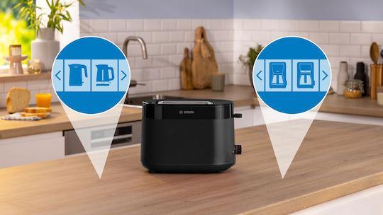 Bosch TAT2M123 MyMoment Φρυγανιέρα 2 Θέσεων 950W Μαύρη
