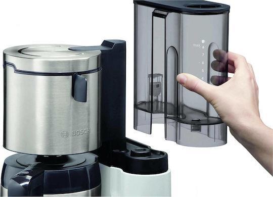 Bosch TKA8A681 Προγραμματιζόμενη Καφετιέρα Φίλτρου 1100W Inox