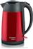 Bosch TWK3P424 Βραστήρας 1.7lt 2400W Κόκκινος