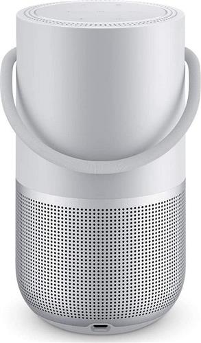 Bose Home Speaker Φορητό Ηχείο με Διάρκεια Μπαταρίας έως 12 ώρες Luxe Silver