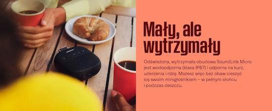 Bose SoundLink Micro 2nd Gen Αδιάβροχο Ηχείο Bluetooth με Διάρκεια Μπαταρίας έως 12 ώρες Μαύρο