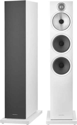 Bowers & Wilkins 603 S3 Ζεύγος Ηχείων Hi-Fi Δαπέδου 200W 3 Δρόμων Π26xΒ40.2xΥ102cm Λευκό 14-FP43877