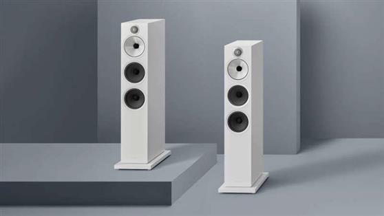 Bowers & Wilkins 603 S3 Ζεύγος Ηχείων Hi-Fi Δαπέδου 200W 3 Δρόμων Π26xΒ40.2xΥ102cm Λευκό 14-FP43877