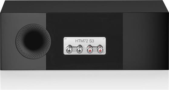 Bowers & Wilkins HTM72 S3 Ηχείο Hi-Fi Κεντρικό 120W 2 Δρόμων Π47.7xΒ26.6xΥ16.5cm Gloss Black 14-FP43222