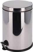 BOX37211 The Netherlands Κάδος Απορριμμάτων από Ανοξείδωτο Ατσάλι Ασημί με Πεντάλ 20lt 051000020