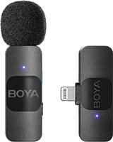 Boya Ασύρματο Μικρόφωνο BY-V1 Lightning Πέτου για Κάμερα 2.35.70.01.016
