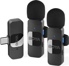Boya Ασύρματο Μικρόφωνο BY-V20 Type-C Πέτου για Κάμερα 2.35.70.01.019