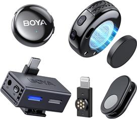 Boya Boyalink 3 Μικρόφωνο Πέτου, Clip On για Κάμερα 2.35.70.02.033