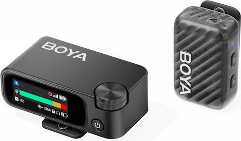 Boya Boyamic 2-02 Ασύρματο Μικρόφωνο Πέτου, Clip On για Φωνητικά & Camera 2x RXs 32bit 2.35.70.02.029