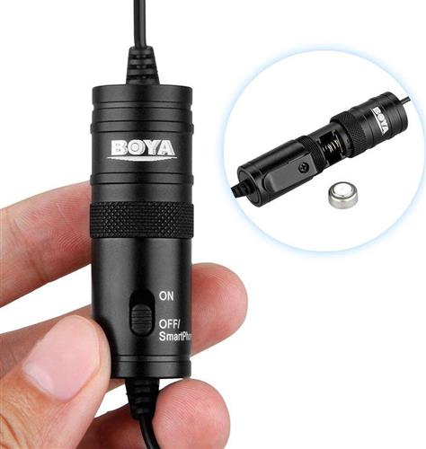Boya BY-M1 Πυκνωτικό Μικρόφωνο 3.5mm Πέτου για Κάμερα 2.35.70.01.014