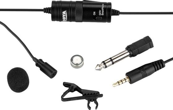 Boya BY-M1 Πυκνωτικό Μικρόφωνο 3.5mm Πέτου για Κάμερα 2.35.70.01.014