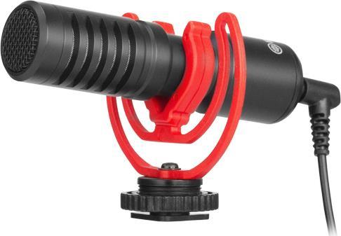 Boya BY-MM1+ Electret-Shotgun Μικρόφωνο 3.5mm Τοποθέτηση Shock Mounted-Clip On Δημοσιογραφικό 2.35.70.01.012