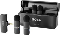 Boya BY-V4 Ασύρματο Μικρόφωνο Επαφής Δημοσιογραφικό 2.35.70.01.031