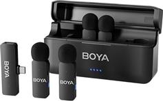 Boya BY-V4U Ασύρματο Μικρόφωνο Επαφής Δημοσιογραφικό 2.35.70.01.029