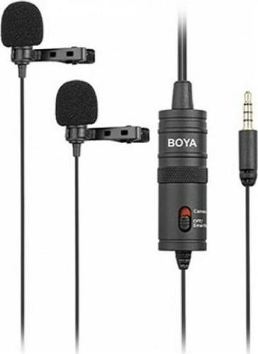 Boya Electret/Πυκνωτικό Μικρόφωνο 3.5mm BY-M1DM Πέτου για Κάμερα 2.35.70.02.000