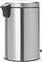 Brabantia New Icon Κάδος Απορριμμάτων Μεταλλικός Chrome Matt με Πεντάλ 20lt 080.1140/21