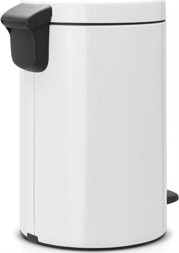 Brabantia New Icon Μεταλλικό Καλαθάκι Μπάνιου 12lt Λευκό 080.1119/69