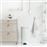 Brabantia New Icon Κάδος Απορριμμάτων από Ανοξείδωτο Ατσάλι Λευκός με Πεντάλ 30lt 080.1117/85