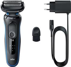 Braun 52-B7200cc Series 5 Ξυριστική Μηχανή Προσώπου Επαναφορτιζόμενη Μπλε