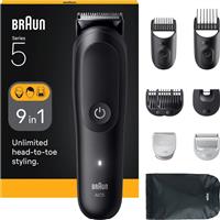 Braun AIO5540 All-In-One Series 5 Σετ Κουρευτικής Μηχανής Μαύρο & 10 Ευρώ Επιστροφή